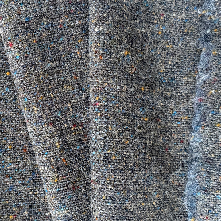 Dashing Oxford Grey Wool Tweed (Made in Ireland)