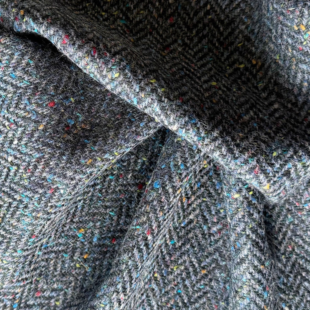 Coal & Fossil Wool Herringbone (Made in Ireland)