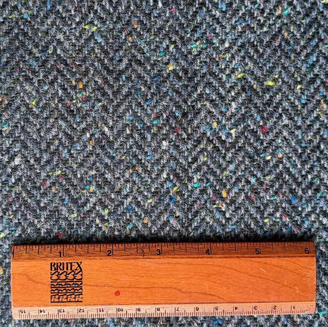 Coal & Fossil Wool Herringbone (Made in Ireland)