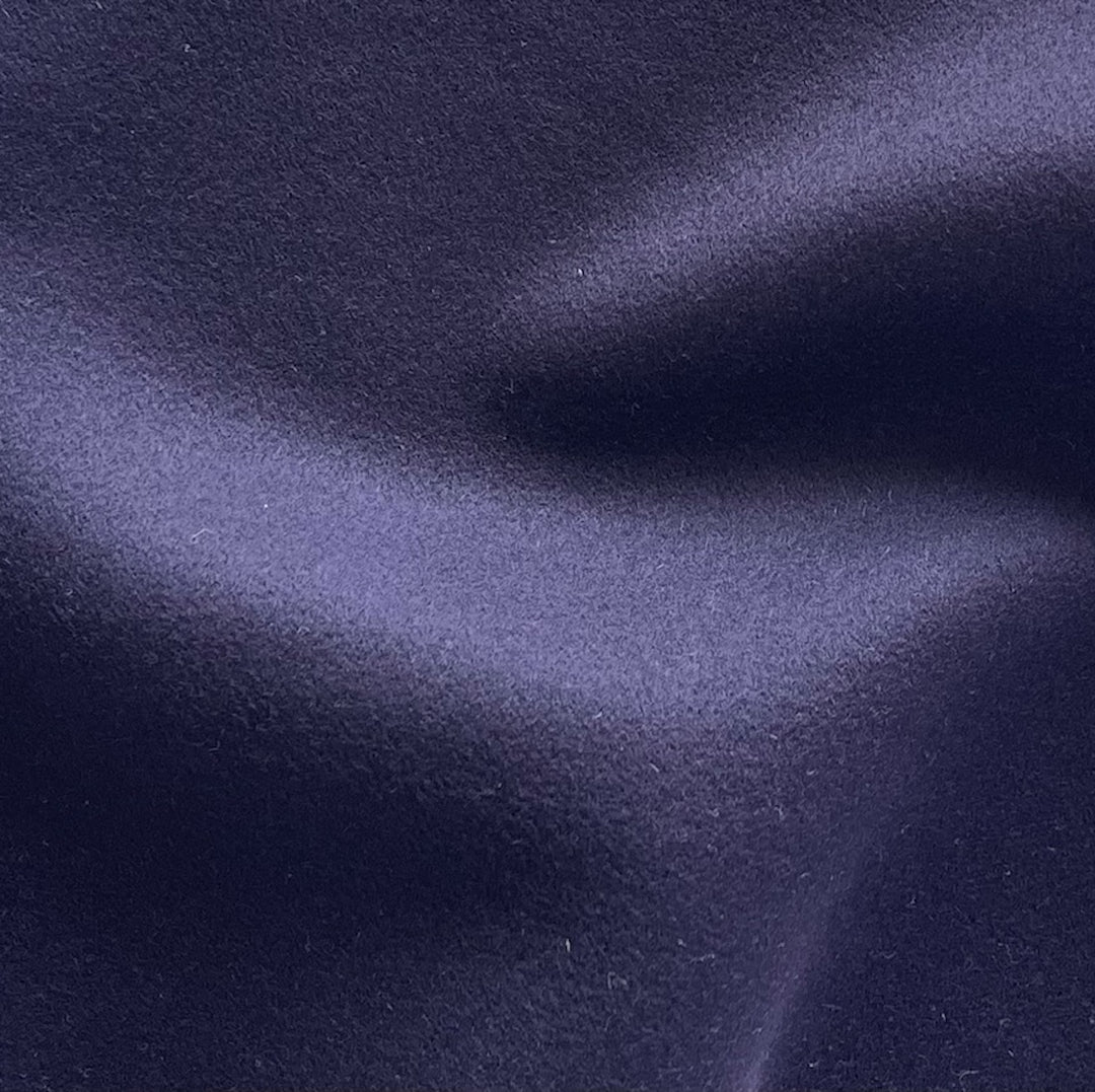 Loro Piana Indigo Thistle Double-Faced Cashmere Blend Coating (Made in Italy)
