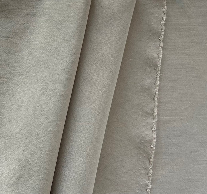 Light-Weight Khaki Rayon Viscose & Polyester Blend (Made in Italy)