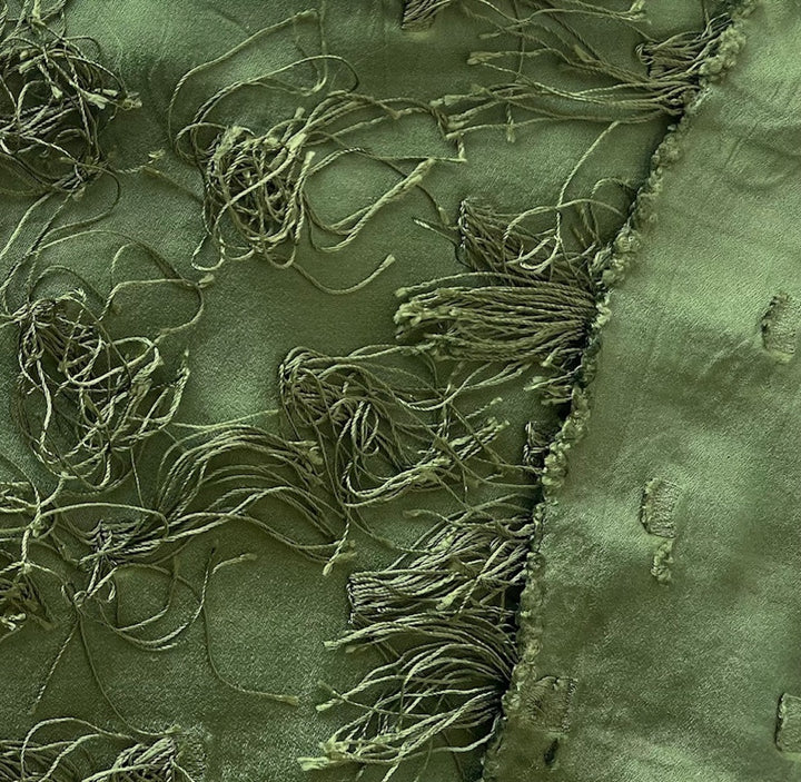 3-D Seaweed Tassels Rayon Viscose Blend (Made in Italy)