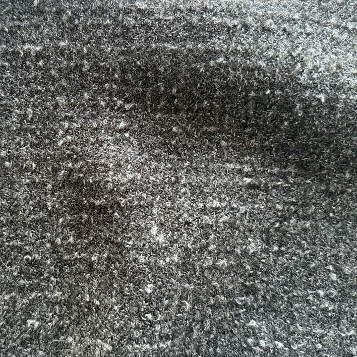 Etro Nibbed Espresso Drab Wool Bouclé (Made in Italy)