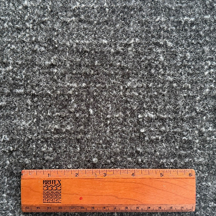 Etro Nibbed Espresso Drab Wool Bouclé (Made in Italy)