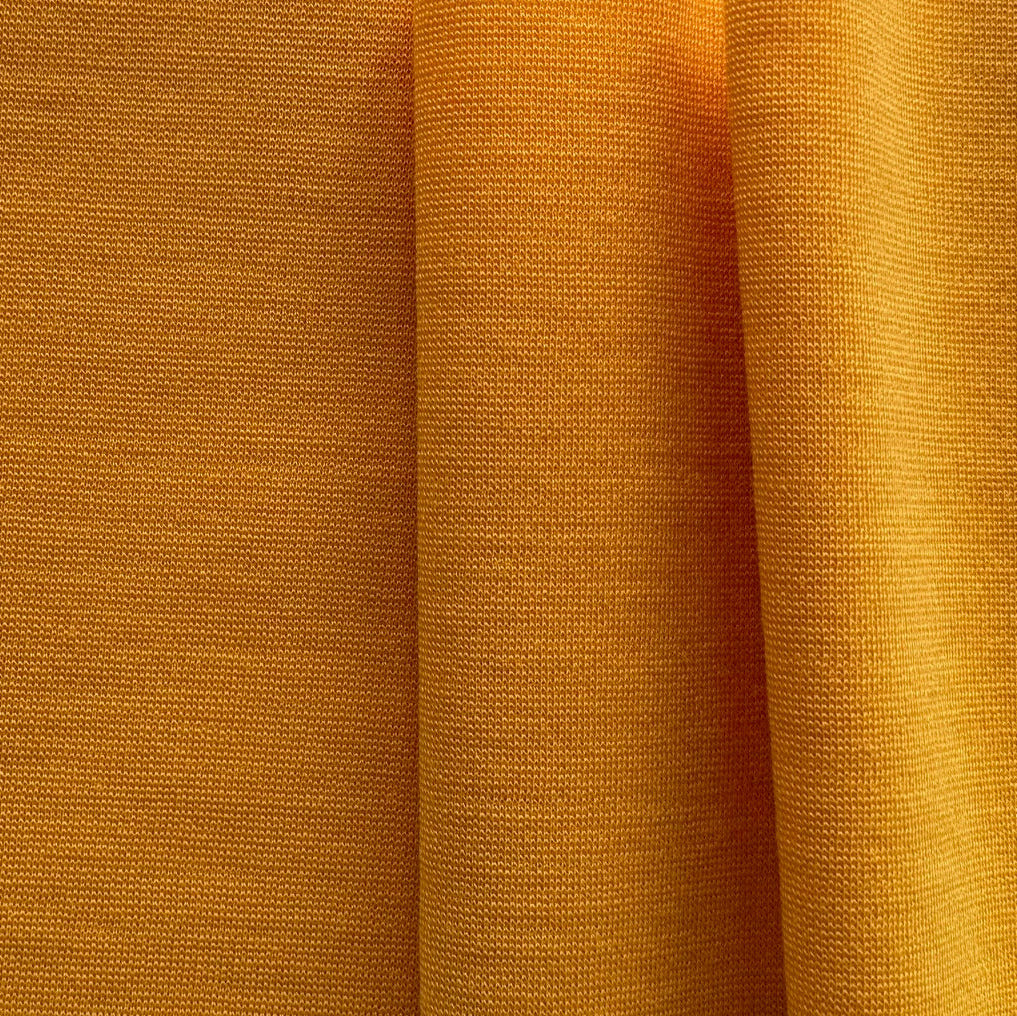 Mid-Weight California Poppy Orange Wool Double Knit (Made in USA)