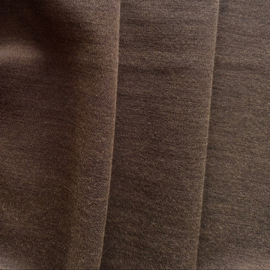 Mid-Weight Walnut Brown Wool Double Knit (Made in Italy)