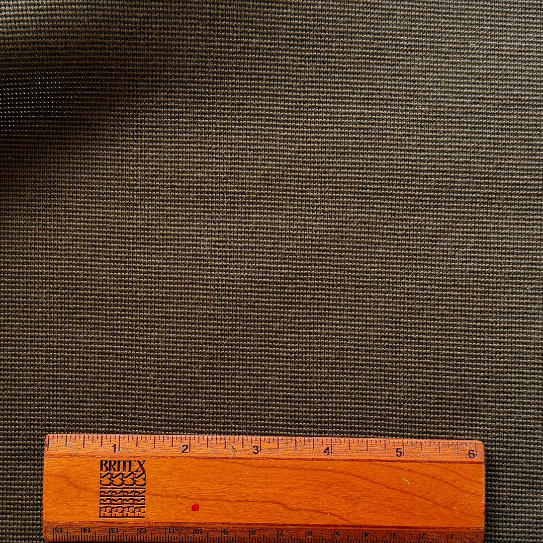 Heavier Raw Umber Wool Double Knit (Made in Italy)