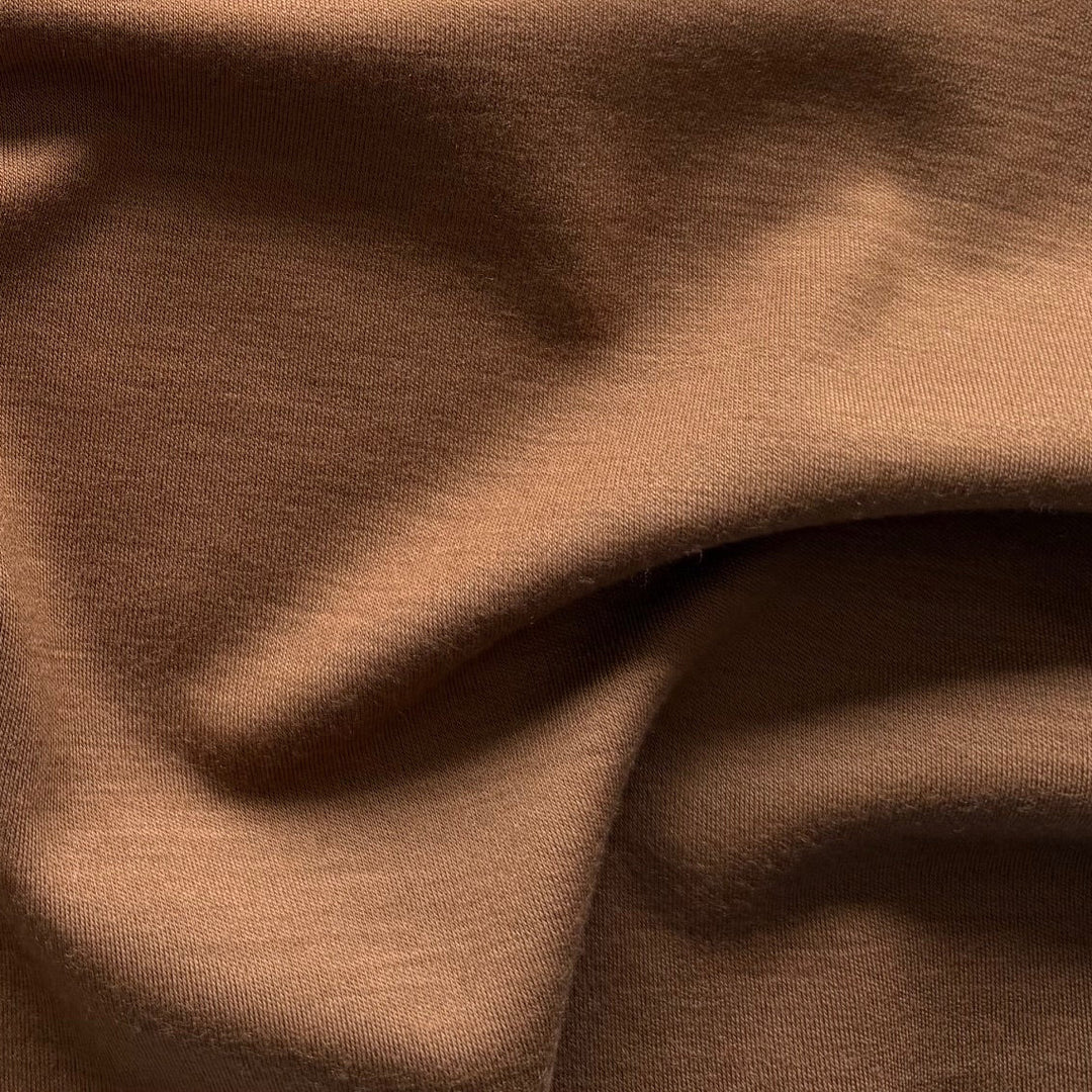 Tawny Sienna Wool Jersey Knit (Made in Italy)