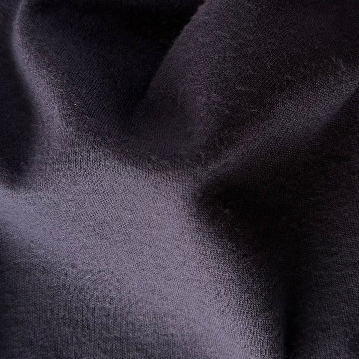 Lighter-Weight Eggplant Wool Jersey Knit (Made in Italy)