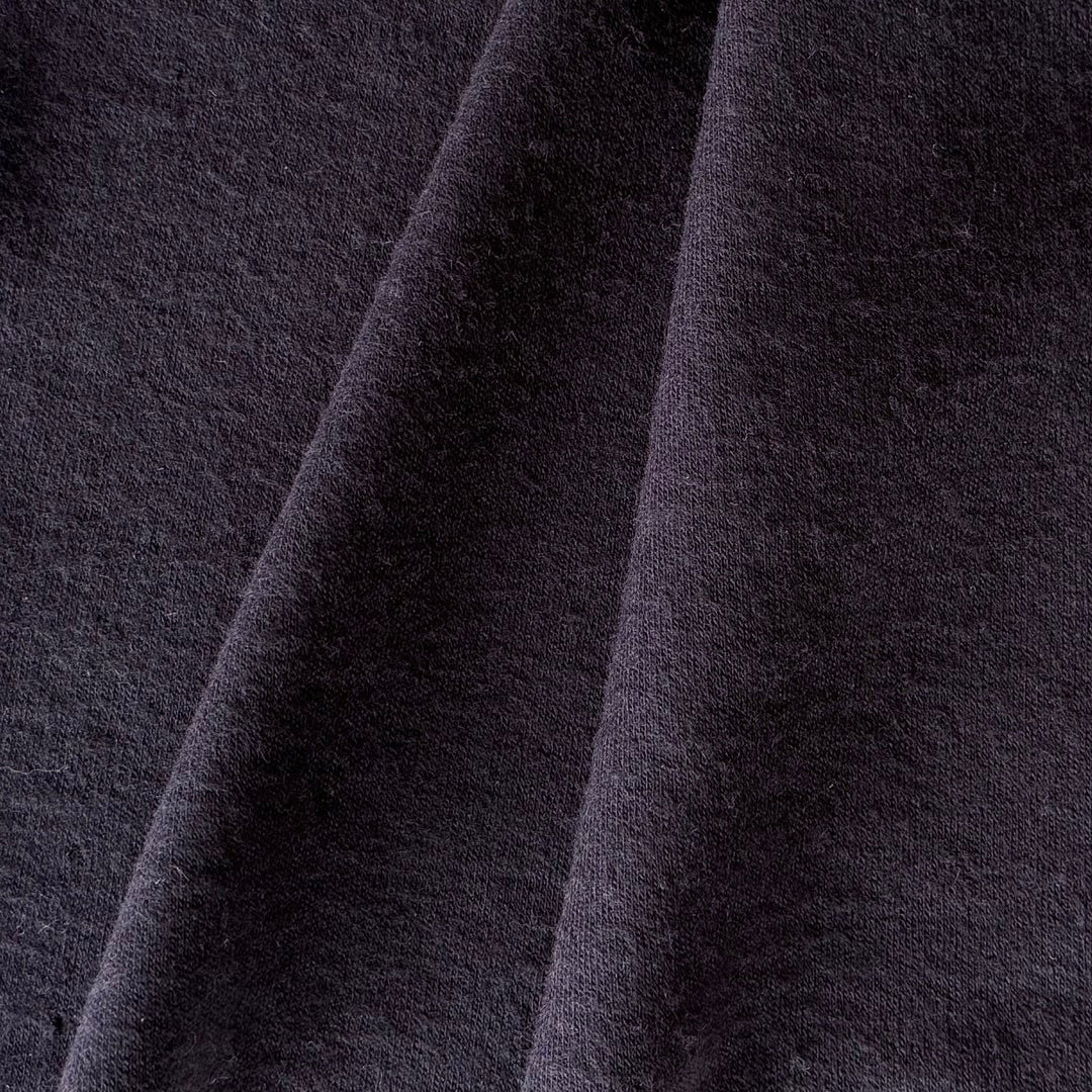 Lighter-Weight Eggplant Wool Jersey Knit (Made in Italy)