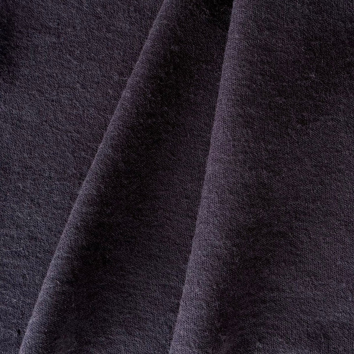 Lighter-Weight Eggplant Wool Jersey Knit (Made in Italy)