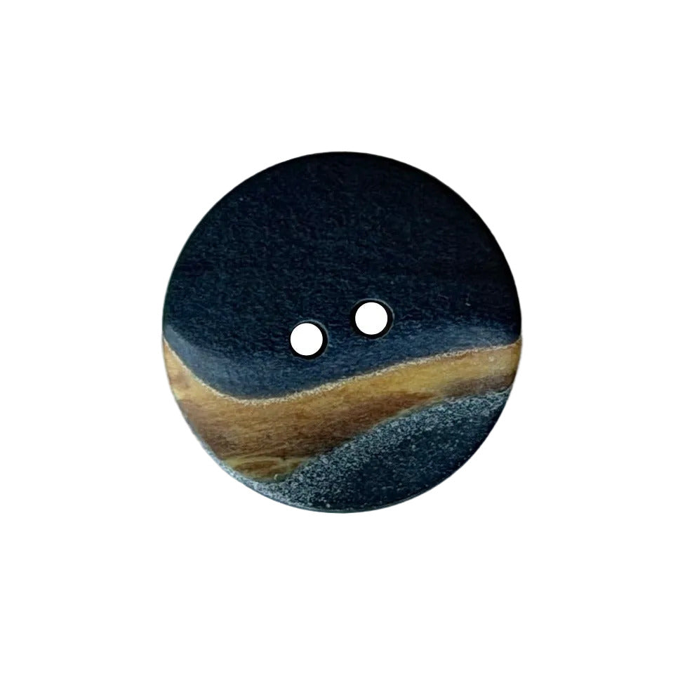 Cadet & Oak 2-Hole Plastic Button (Made in Switzerland)