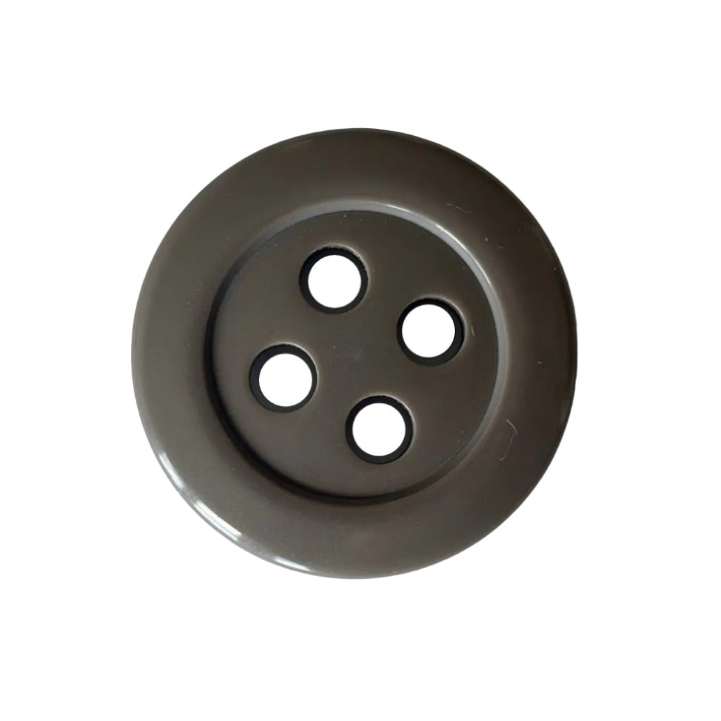 1 5/8" Wenge 4-Hole Plastic Button (Made in Germany)