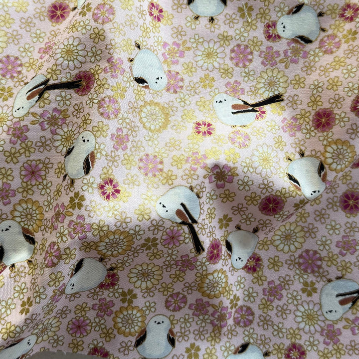 Hyakka Ryoran Snow Fairy Quilting Cotton (Made in Japan)