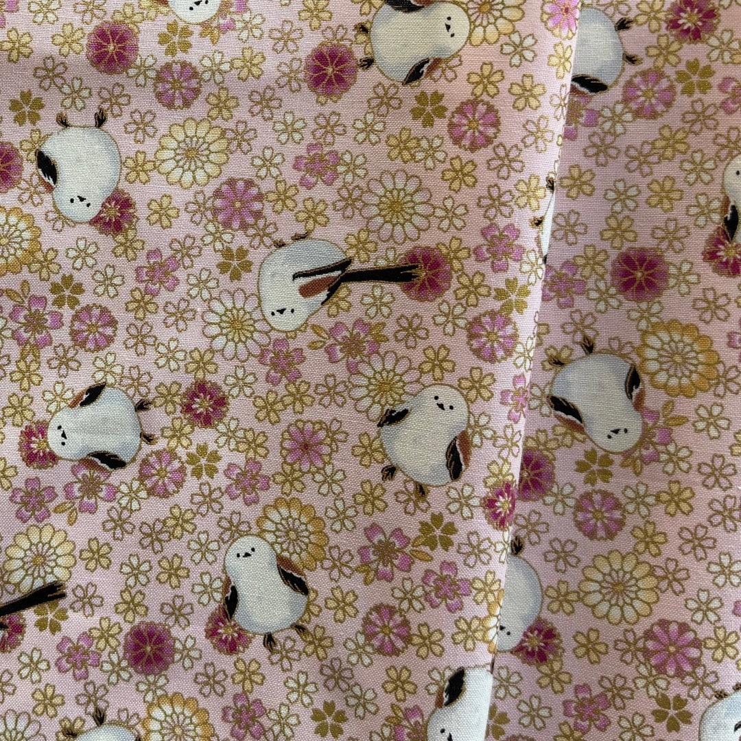 Hyakka Ryoran Snow Fairy Quilting Cotton (Made in Japan)