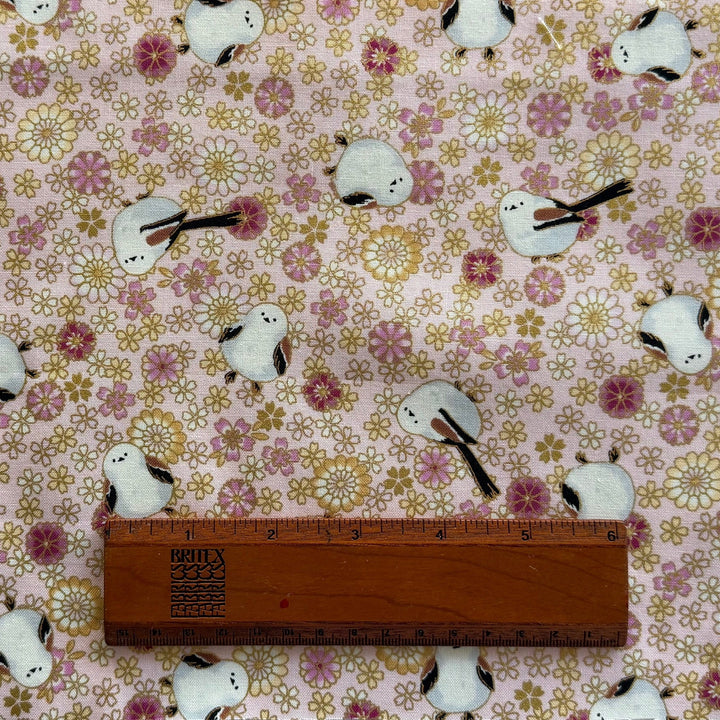 Hyakka Ryoran Snow Fairy Quilting Cotton (Made in Japan)