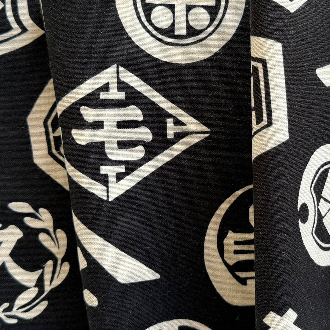 Kamon Traditional Family Signs Lighter Weight Cotton  Canvas (Made in Japan)