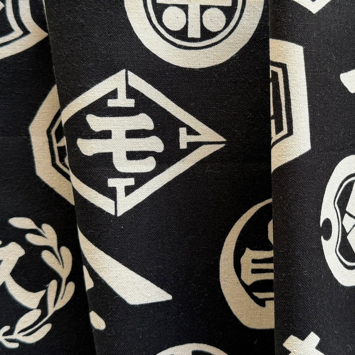 Kamon Traditional Family Signs Lighter Weight Cotton  Canvas (Made in Japan)