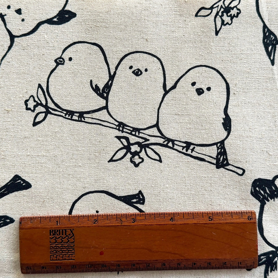Shima-Enaga Simply Animal Birds Cotton & Linen Blend (Made in Japan)
