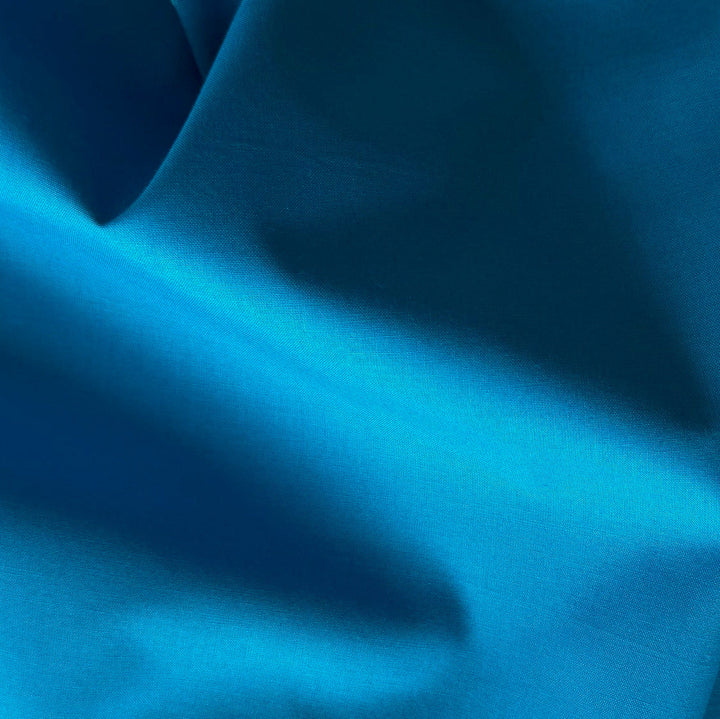 Mid-Weight Cotton Couture Peacock Blue Cotton