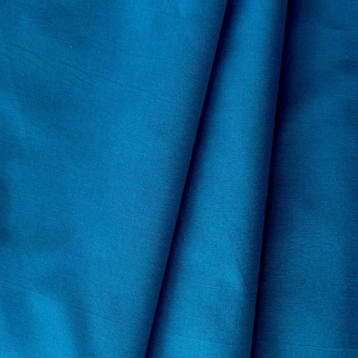 Mid-Weight Cotton Couture Peacock Blue Cotton