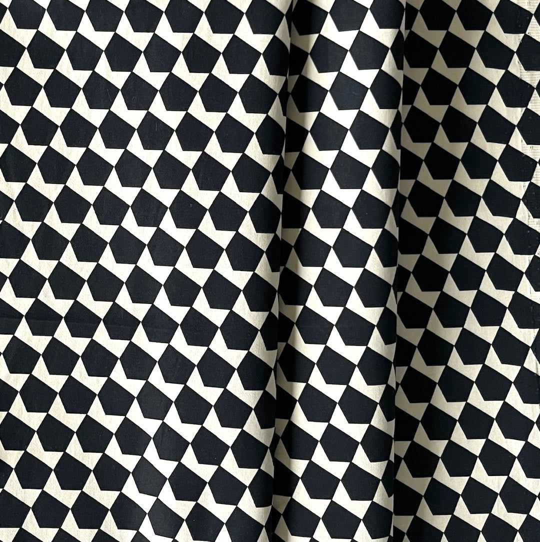 Mid-Weight Stacked Houses Cotton Sateen