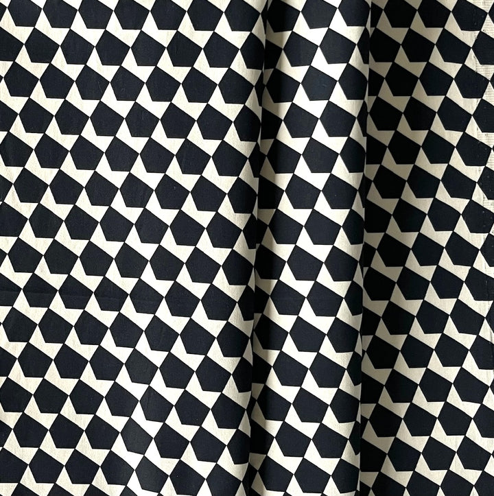 Mid-Weight Stacked Houses Cotton Sateen