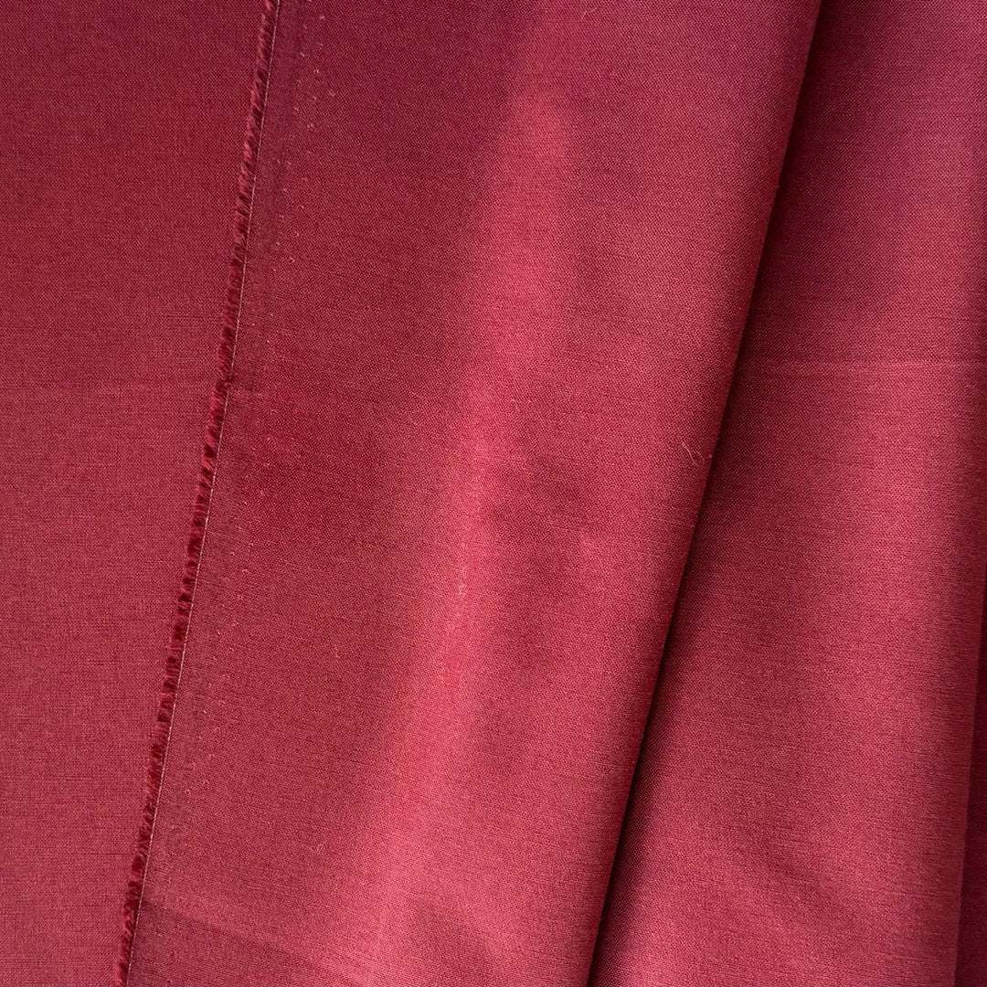 Mid-Weight Cotton Couture Dark Red Cotton