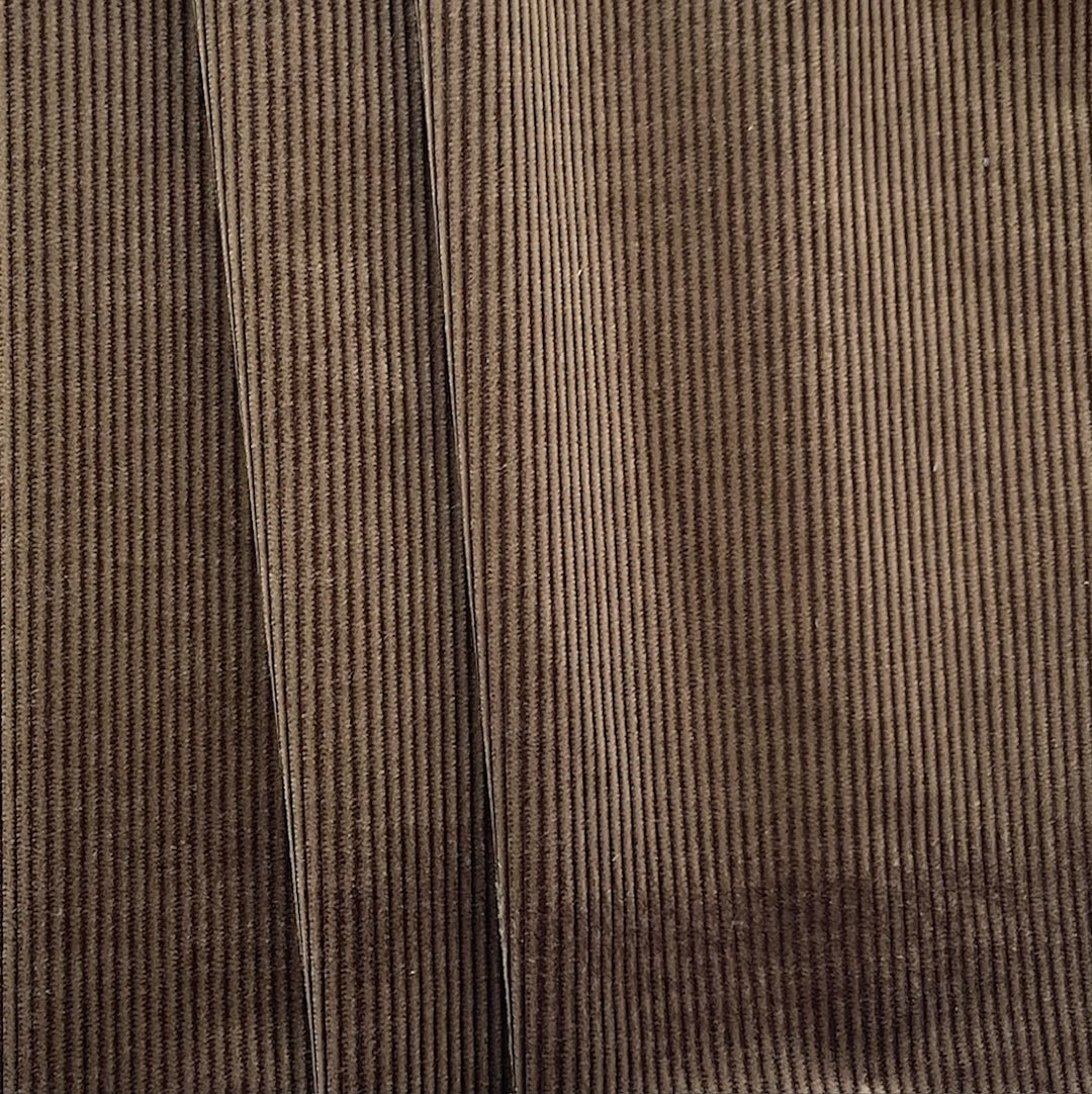 High-End Relic Bronze Stretch Mid-Wale Cotton Corduroy (Made in Italy)