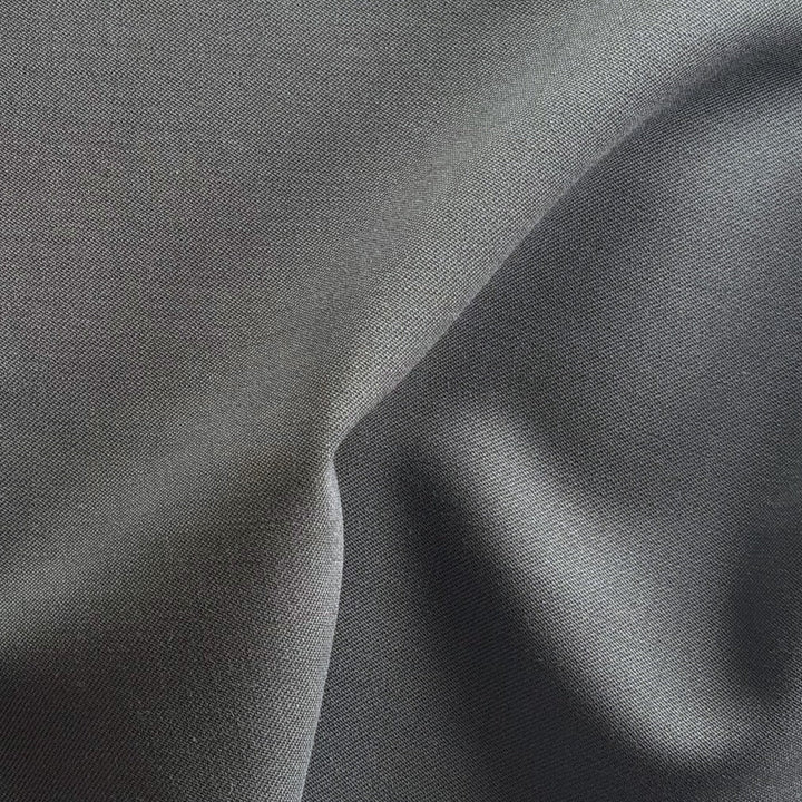 Lighter-Weight Whale Grey Stretch Wool Gabardine (Made in Italy)