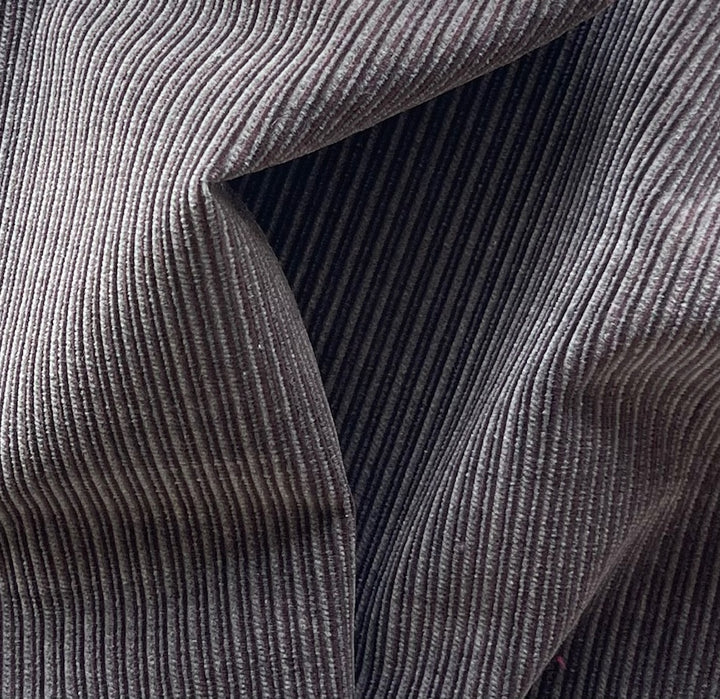 High-End Stoned Smokestack Multi-Wale Cotton Corduroy (Made in Italy)
