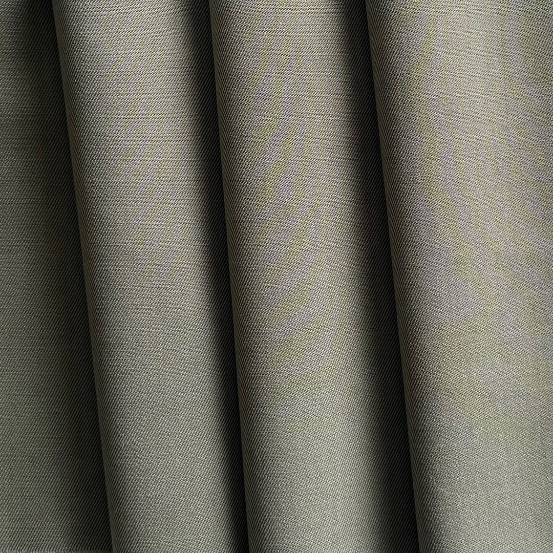 Burberry Heavier-Weight Pashmina Mushroom Stretch Virgin Wool Gabardine (Made in Italy)