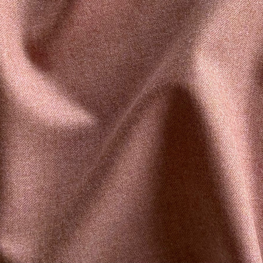 Lighter-Weight Heavenly Puce Wool & Cashmere Flannel (Made in Italy)