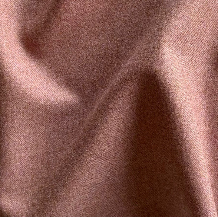 Lighter-Weight Heavenly Puce Wool & Cashmere Flannel (Made in Italy)