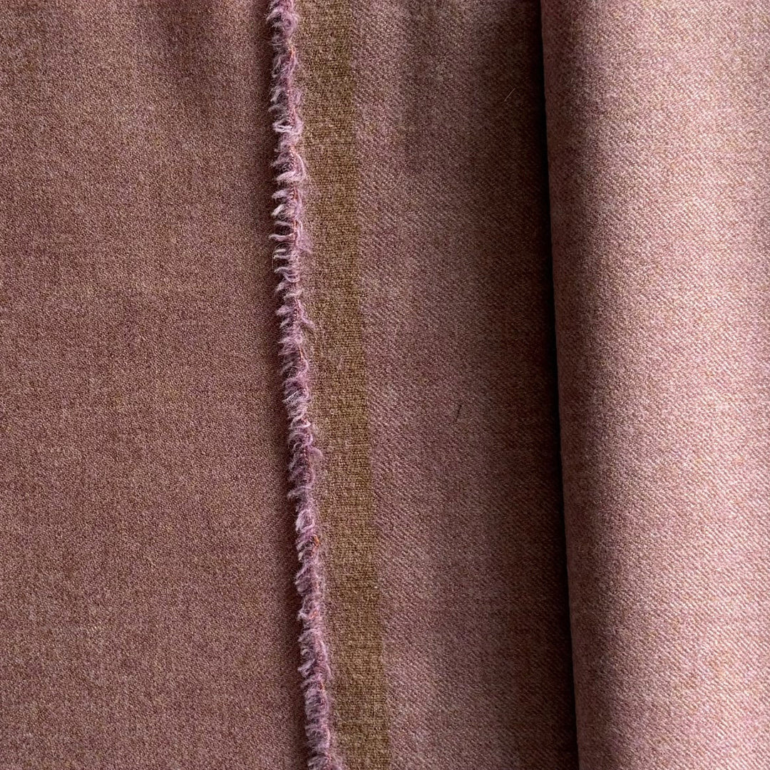 Lighter-Weight Heavenly Puce Wool & Cashmere Flannel (Made in Italy)