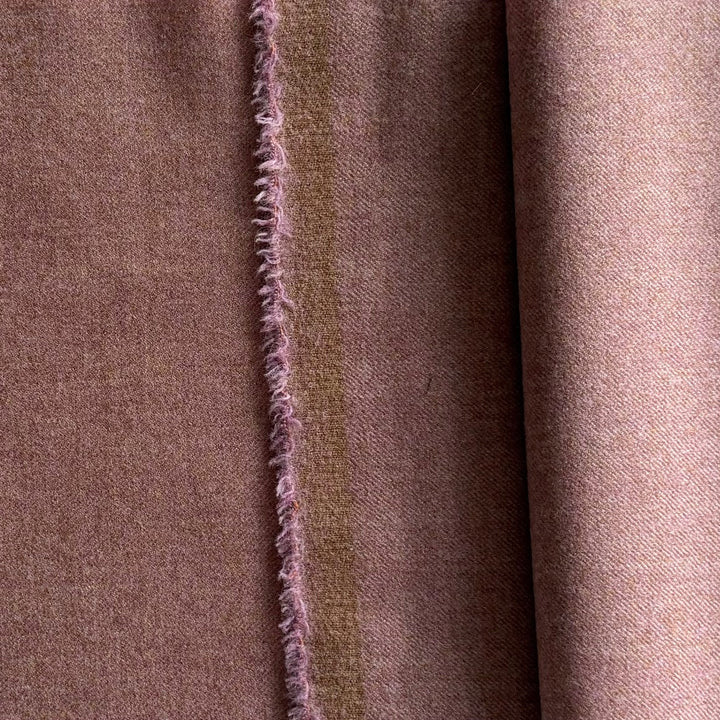 Lighter-Weight Heavenly Puce Wool & Cashmere Flannel (Made in Italy)