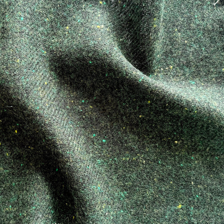 Mid-Weight Castleton Green Wool Tweed (Made in Italy)