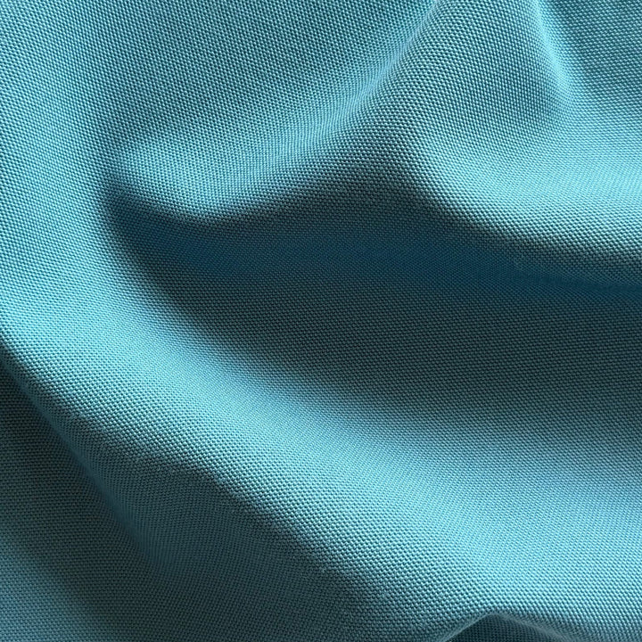 Dusty Tiffany Blue Wool & Silk Twill Suiting (Made in Italy)