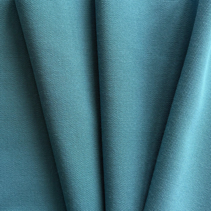 Dusty Tiffany Blue Wool & Silk Twill Suiting (Made in Italy)