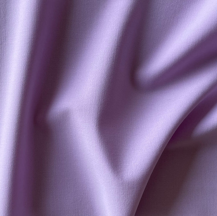 Lavender Fields Stretch Tropical Wool Twill (Made in Italy)