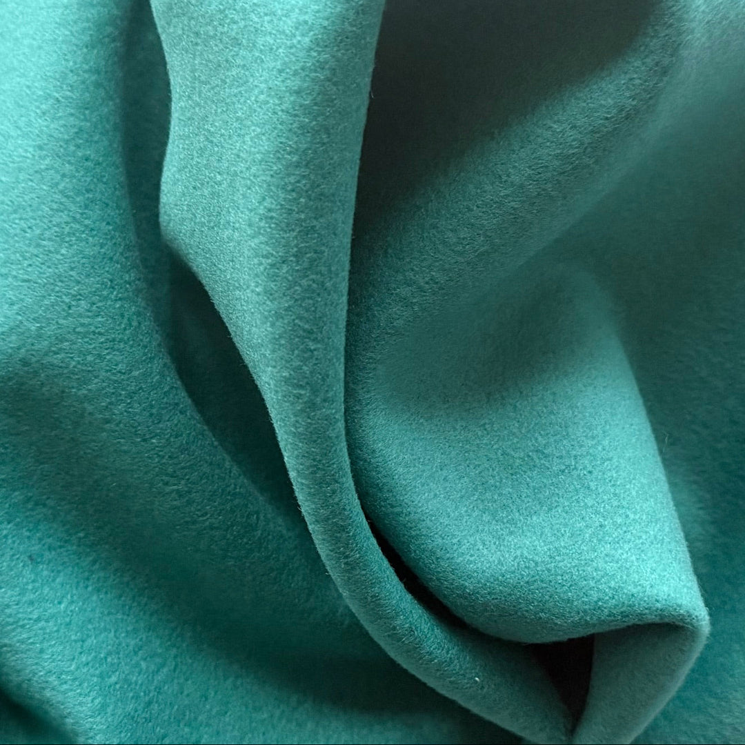 Alberta Ferretti Luxurious Vintage Tiffany Blue Wool Coating (Made in Italy)