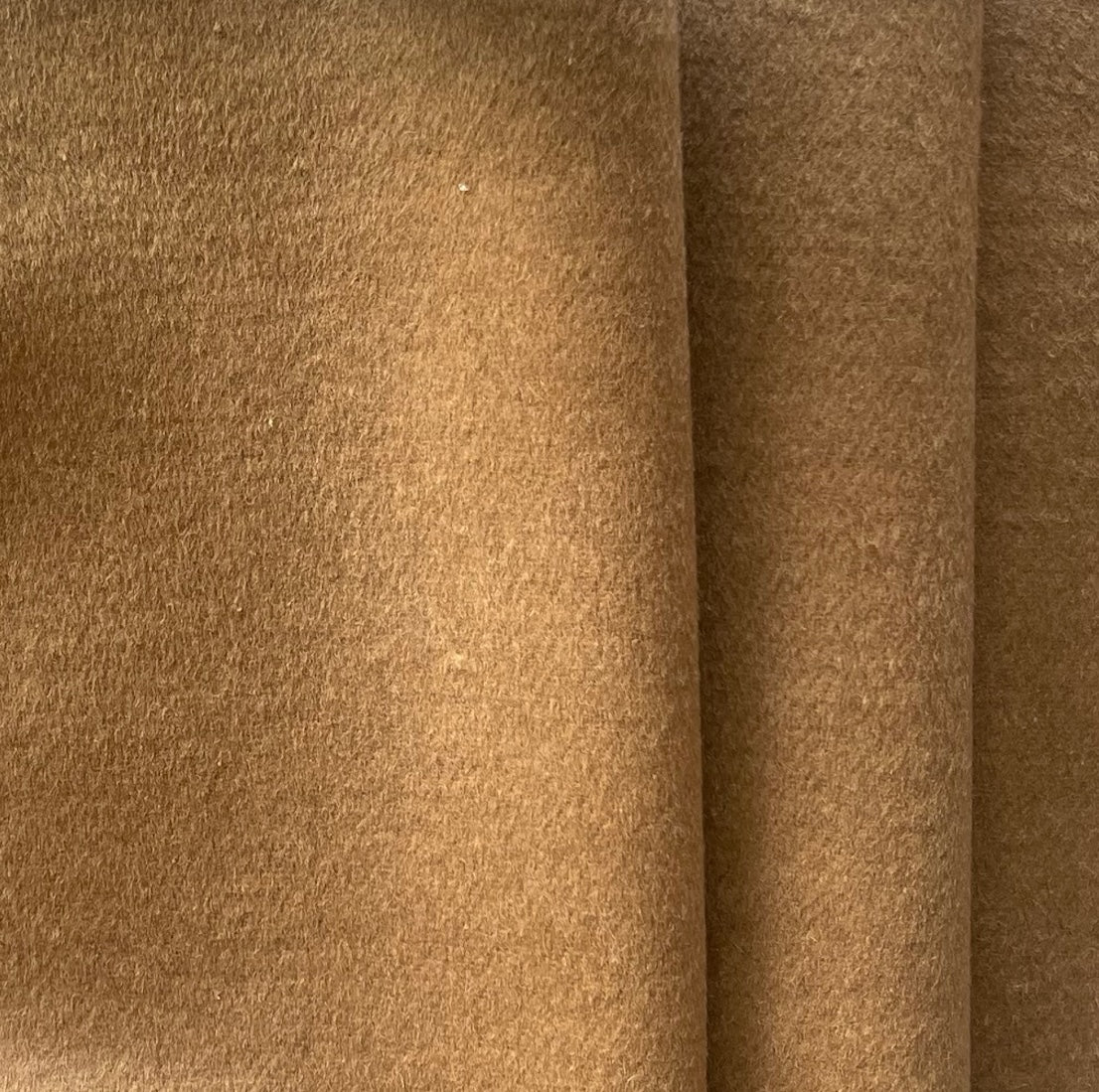 Mid-Weight Deep Camel Wool Blend Melton Coating – Britex Fabrics