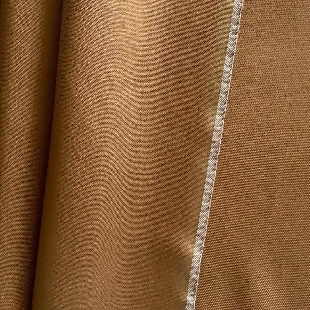 Classic Bronze Cupro Rayon Bemberg Twill Lining (Made in Italy)
