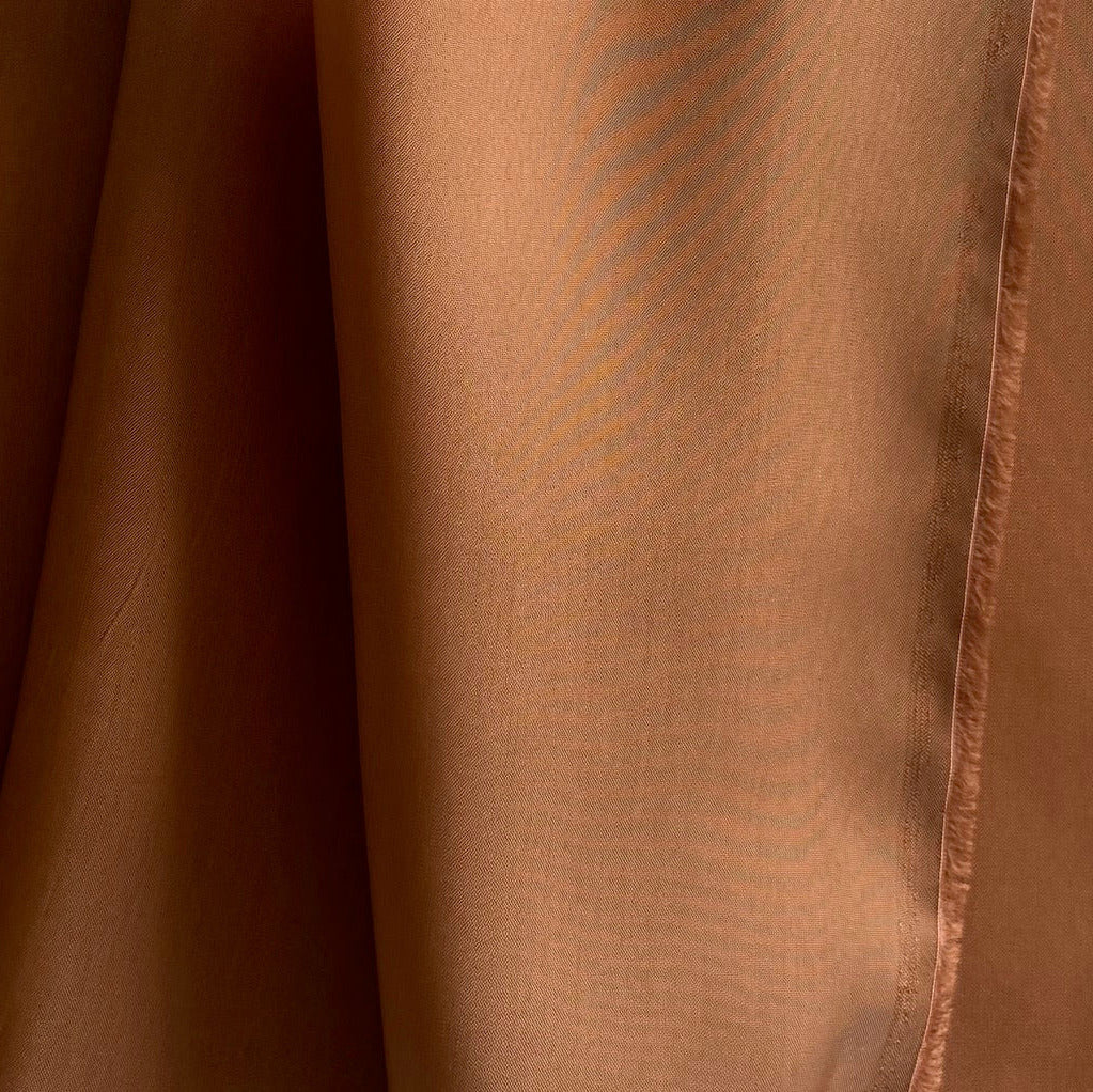 Classic Spiced Cinnamon Cupro Rayon Bemberg Lining (Made in Italy)