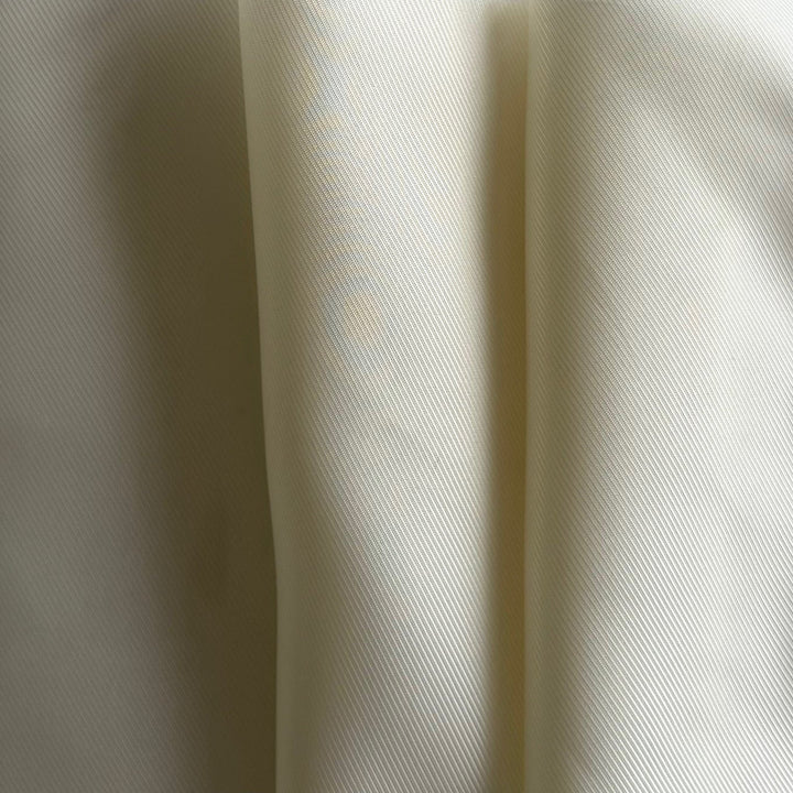 Classic Ivory Cupro Rayon Bemberg Twill Lining (Made in Italy)