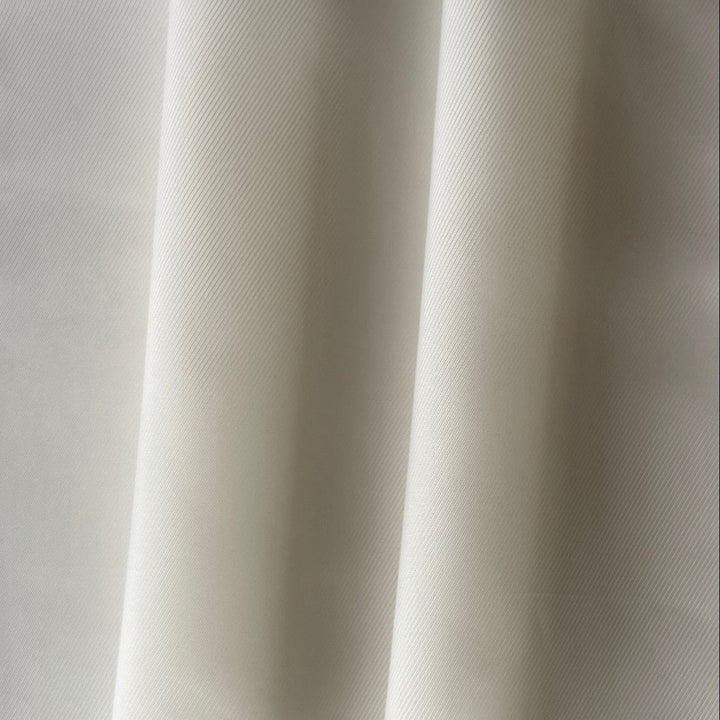 Classic Fresh White Cupro Rayon Bemberg Twill Lining (Made in Italy)