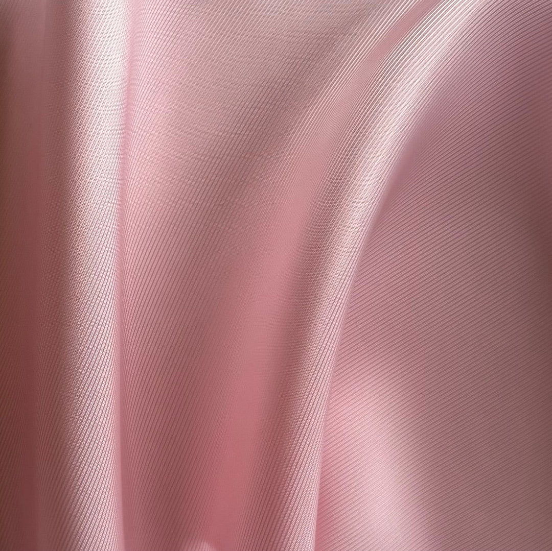 Classic Cherry Blossom Pink Cupro Rayon Bemberg Twill Lining (Made in Italy)