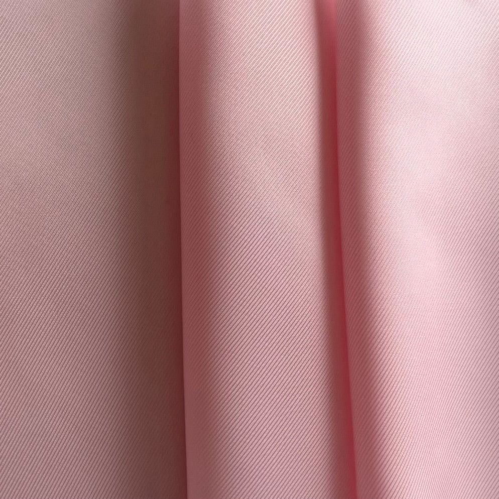 Classic Cherry Blossom Pink Cupro Rayon Bemberg Twill Lining (Made in Italy)