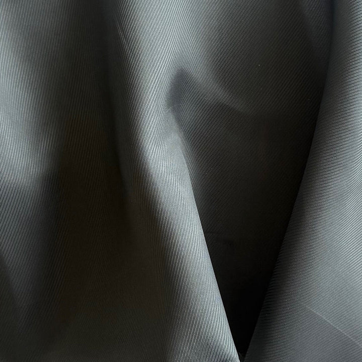 Classic Charcoal Cupro Rayon Bemberg Twill Lining (Made in Italy)