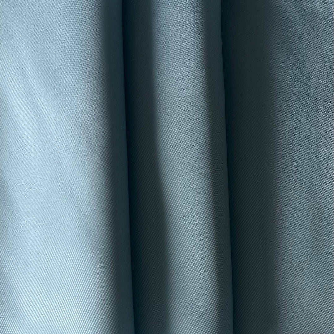 Classic Storm Cloud Blue Cupro Rayon Bemberg Twill Lining (Made in Italy)